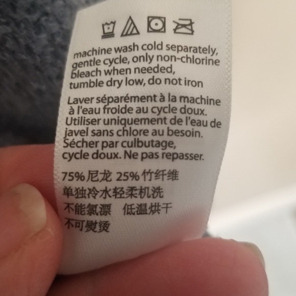 # 31 -Barefoot Dreams-EUC -  Island Lite cardigan- Bluish gray buttery soft - Picture 4 of 7